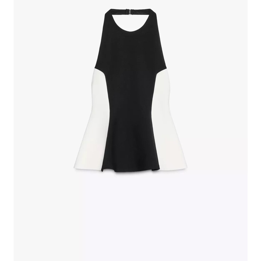 Zara Black and White Top - NWT
